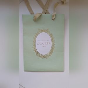 Ladurée Paris Green and Gold Gift Bag